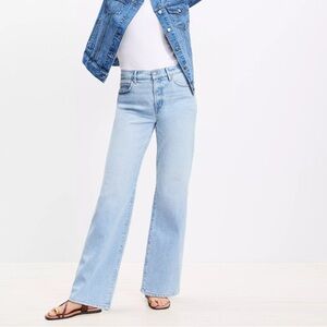LOFT Petite Relaxed Straight Jeans